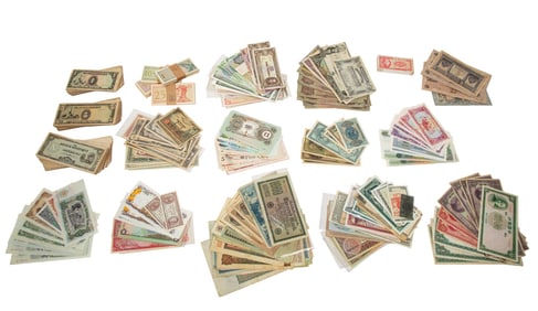 Collection of International Obsolete Currency