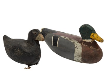 Two Vintage Louisiana Decoys
