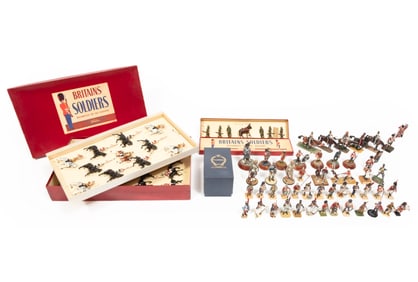 Collection of British Enameled Lead Soldiers