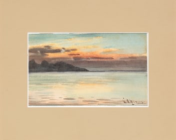 William Alister MacDonald, British 1861-1948, "Tahiti", 3 watercolors on paper