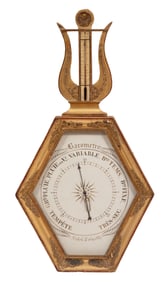 Antique French GIltwood Barometer
