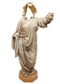 Muriel Brunner Castanis, American 1926-2006, ?Untitled: Robed Figure?, cloth and epoxy