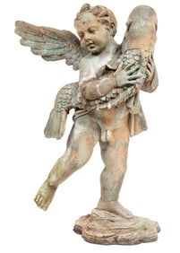 Bronze Figural Garden Fountain