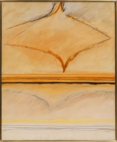 Ida Rittenberg Kohlmeyer, American/Louisiana 1912-1997, "Untitled", oil, charcoal and graphite on