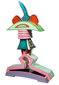 Ida Rittenberg Kohlmeyer, American/Louisiana 1912-1997, ?Kakatoe?, enamel and epoxy on aluminum