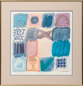 Ida Rittenberg Kohlmeyer, American/Louisiana 1912-1997, "For the Grecian Gala", offset color