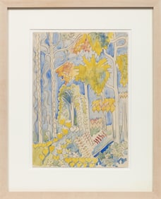 Walter Inglis Anderson, American/Mississippi 1903-1965, ?Fall Woods?, watercolor and graphite on