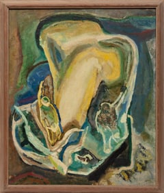 William Weeks Hall, American/Louisiana 1895-1958, ?Night Float?, oil on canvas