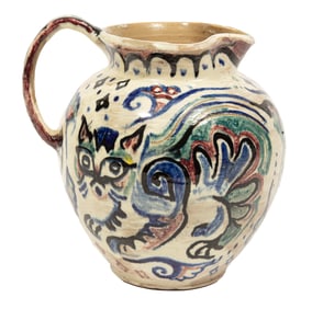 Shearwater Art Pottery Pitcher