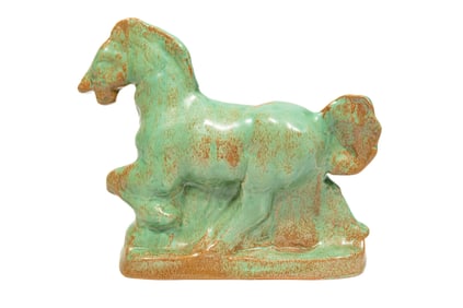 Shearwater Art Pottery "Flying Horse"