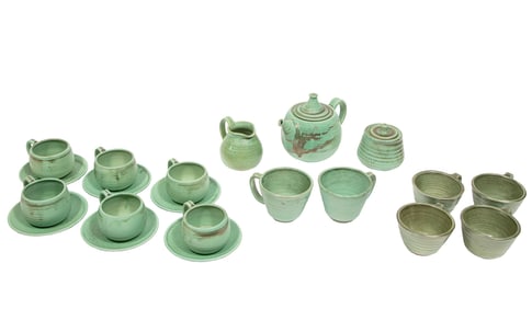 Shearwater Art Pottery Tea Set