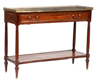 Louis XVI-Style Brass Mounted Mahogany Server