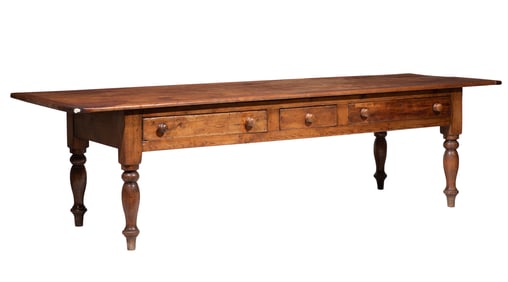 Monumental Southern Pine Harvest Table