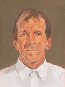 Jean Seidenberg, American/Louisiana 1930-2022, "Arthur Roger (Study for Larger Portraits)", oil on