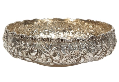 S. Kirk & Son Sterling Silver Repousse Low Bowl