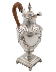 George III Sterling Silver Hot Water Jug