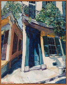 James Michalopoulos, American/Louisiana b. 1951, ?Burk's Respite?, oil on canvas