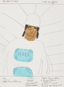 Bruce "Dapper Bruce Lafitte" Davenport, Jr., American/Louisiana b. 1972, "All White Black Man",