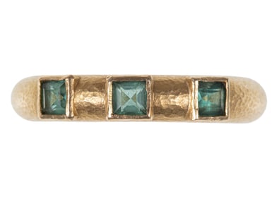 Elizabeth Locke 18 kt. Yellow Gold and Tourmaline Ring