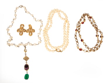 Group of Vintage Chanel Jewelry