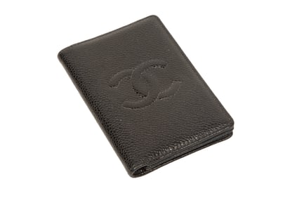 Chanel Black Caviar Leather Card Holder