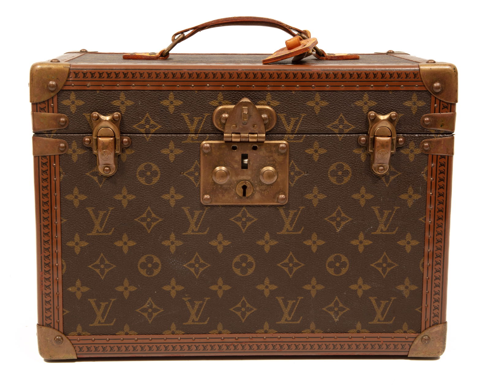 Vintage Louis Vuitton Boite Flacons Train Case in Brown Monogram Coated Canvas (1 of 7)