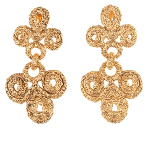 Pair of Vintage Chanel Dangle Earrings, Fall/Winter 1993