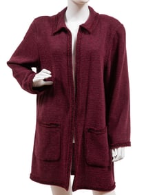 Vintage Chanel Tweed Knit Cardigan, Fall/Winter 1998