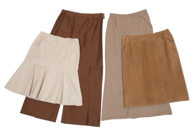 Four Vintage Chanel Skirts, 1993-2006