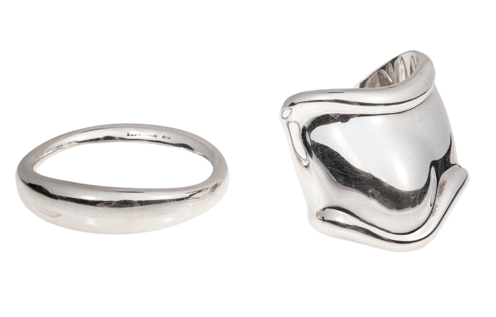 Tiffany & Co. Sterling Silver Elsa Peretti Cuff Bracelet (1 of 3)