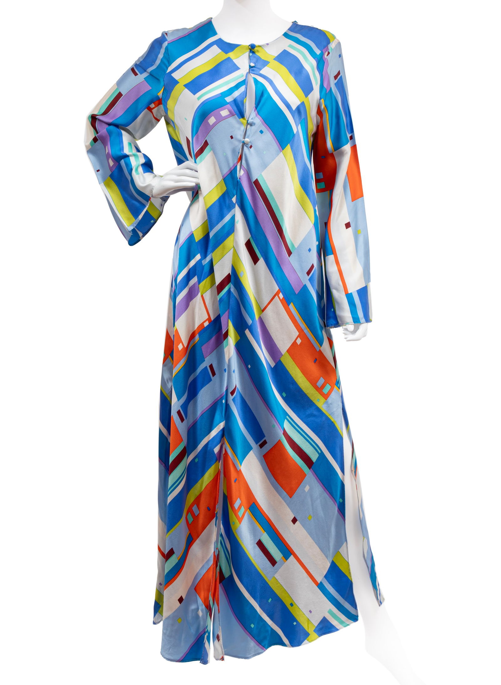 Vintage Pucci or Pucci Style Silk Dress (1 of 3)