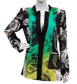 Two Vintage Etro Silk Blazers