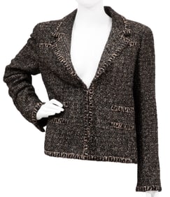 Vintage Chanel Metallic Tweed Jacket, Fall/Winter 2004