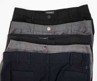 Five Pairs of Vintage Chanel Pants, 2005-2006
