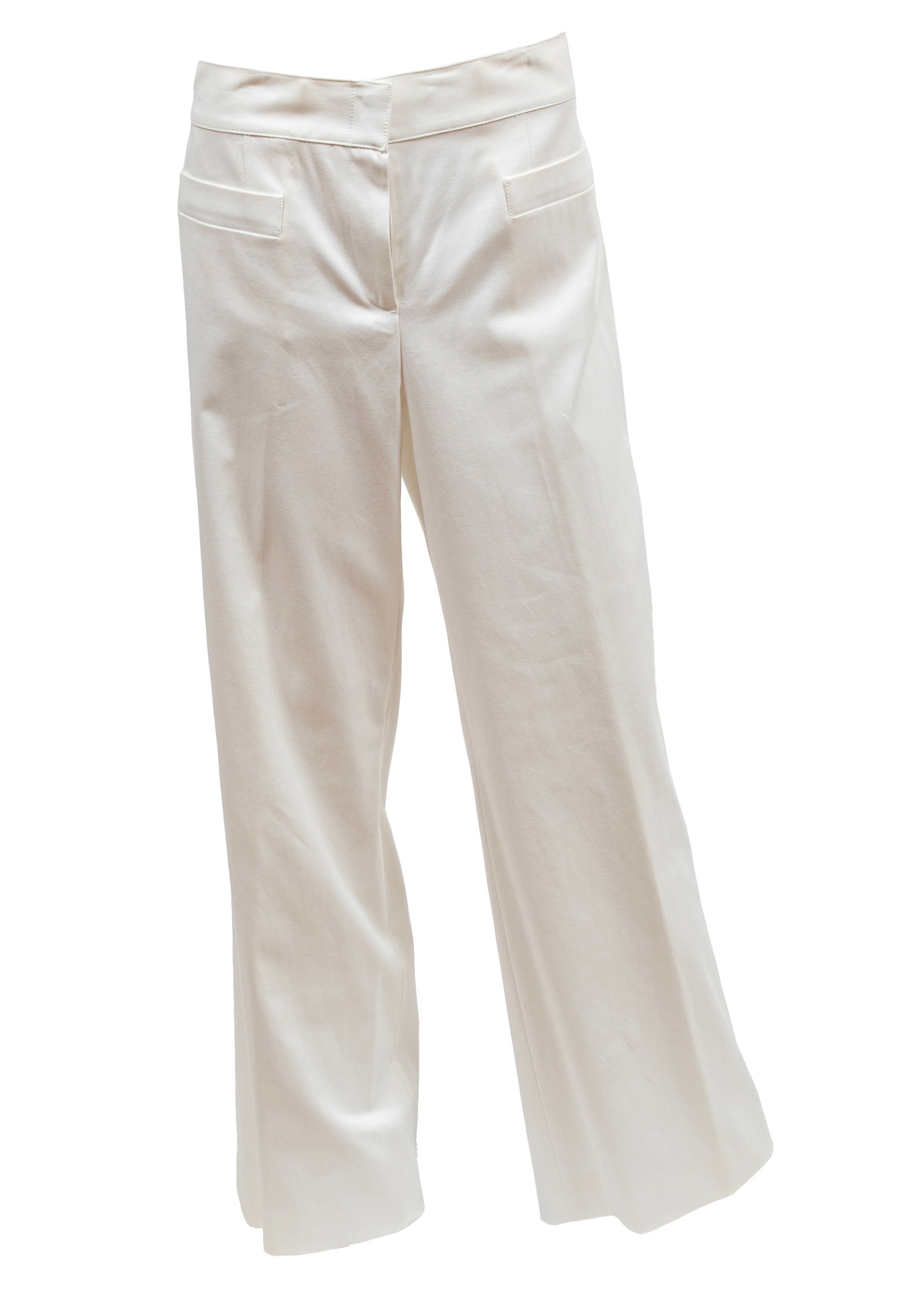 Two Pairs of Vintage Chanel White Cotton Trousers, Spring/Summer 2006 (1 of 7)