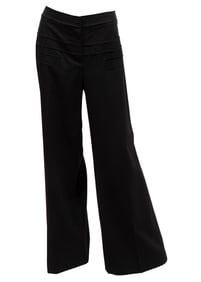 Two Pairs of Vintage Chanel Black Wool Pants, Fall/Winter 2007