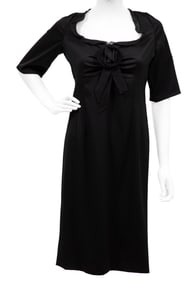 Valentino Black Silk Dress