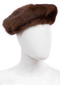Vintage Mink Fur Hat