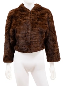 Brunello Cuccinelli Cropped Mink Fur Jacket