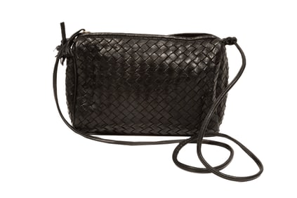 Bottega Veneta Intrecciato Black Nappa Leather Handbag