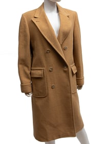 Camelaire Camel Hair and Wool Coat