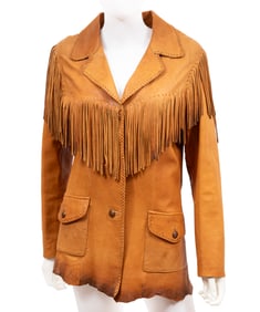 Walter Leather Collection Maynard Garcia Leather Frontier Fringe Jacket