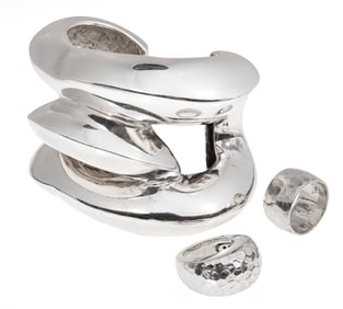 Mexican Silver Cuff Bracelet