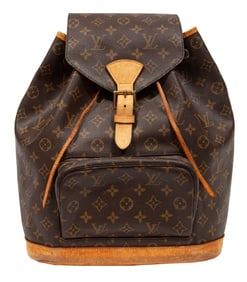 Vintage Louis Vuitton Backpack in Brown Monogram Coated Canvas