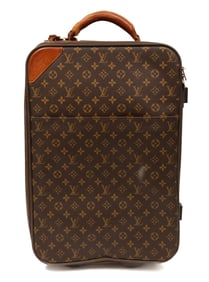 Louis Vuitton Pegase Suitcase in Brown Monogram Coated Canvas