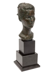 Helaine Dorothy Blum, American 1909-2010, "Bust of a Young Girl",