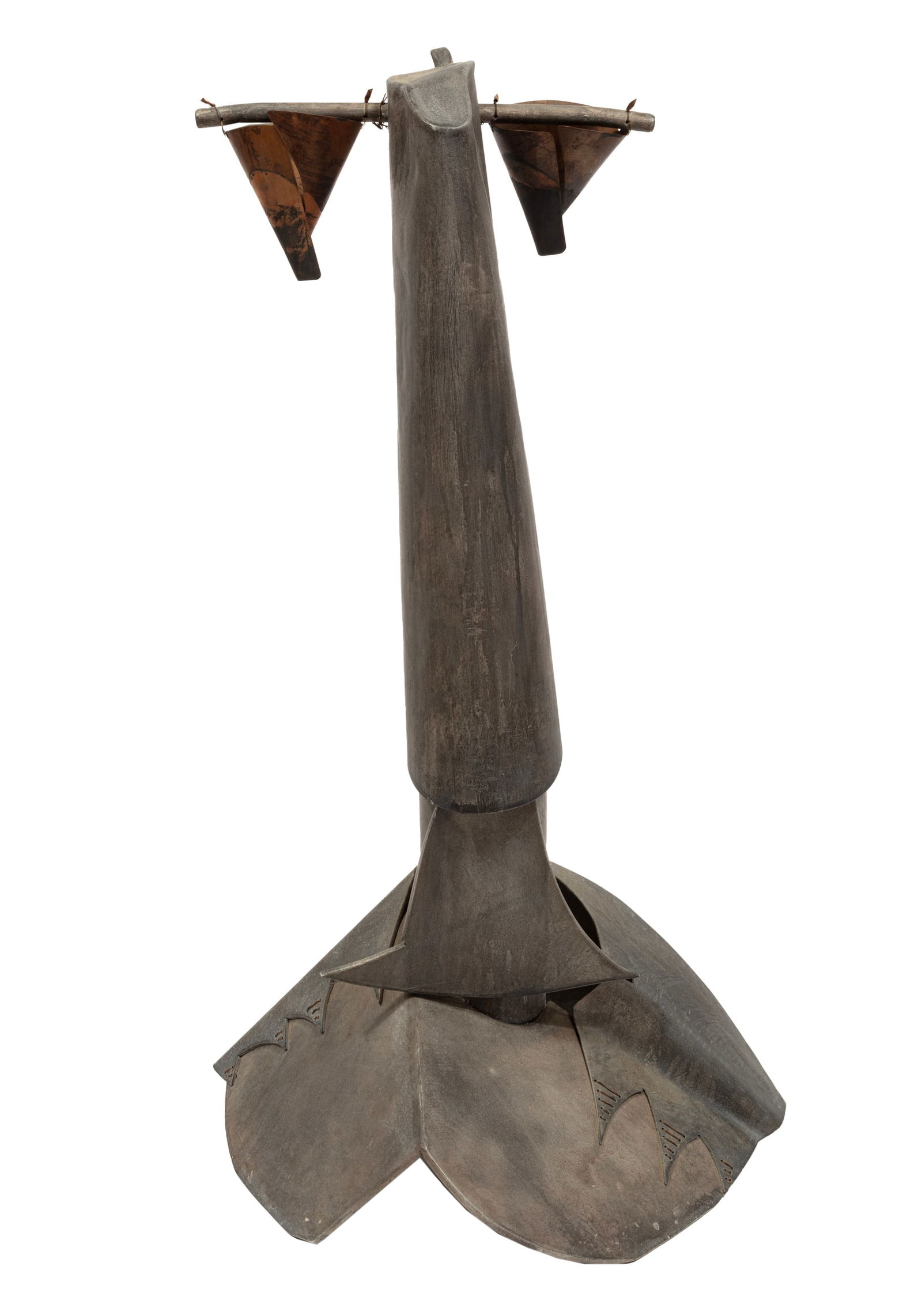 Michael F. Daugherty, American/Louisiana 1942-2001, "Untitled: The Flagpole", mixed media (1 of 5)