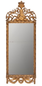 Antique French Giltwood Mirror