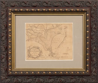 [Antique Map of the Mississippi Delta], "A New Map of the River Mississipi from the Sea to