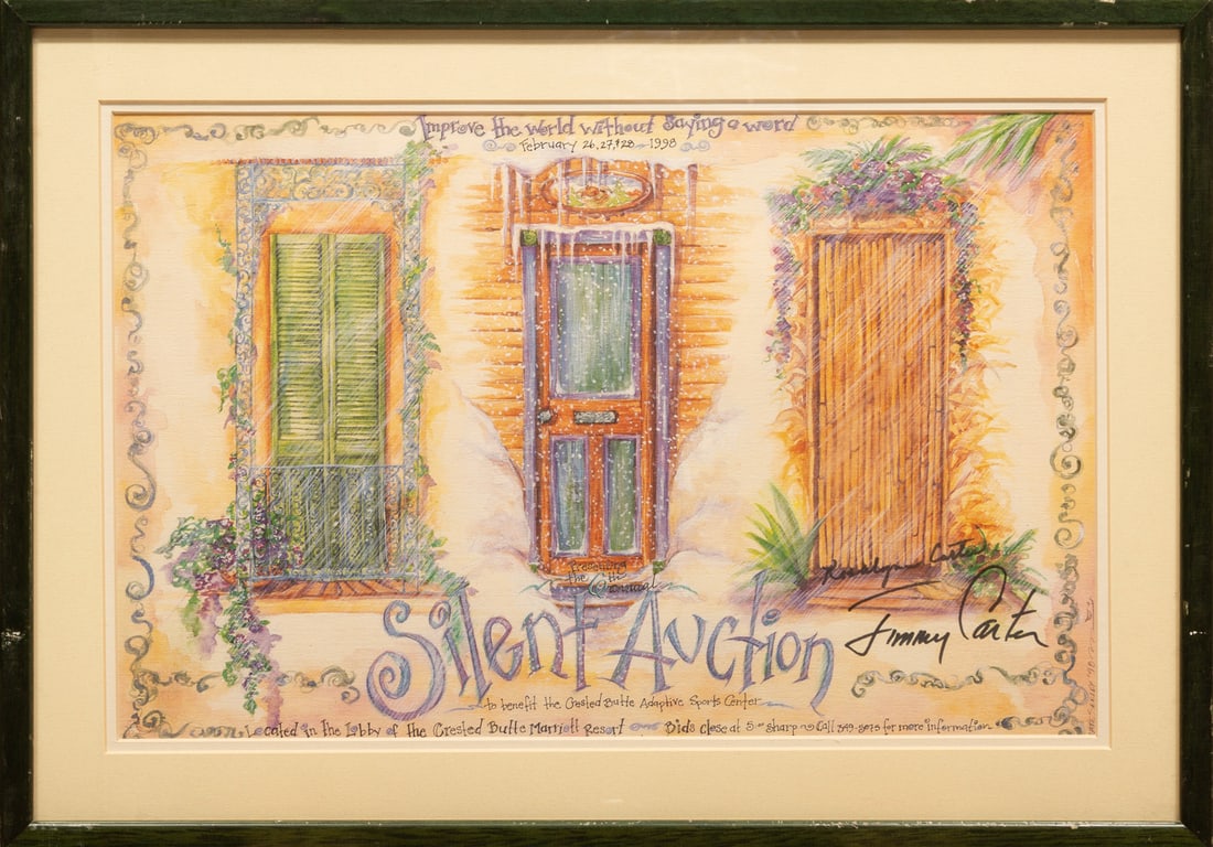 President Jimmy Carter and First Lady Rosalyn Carter Autographs (1 of 3)